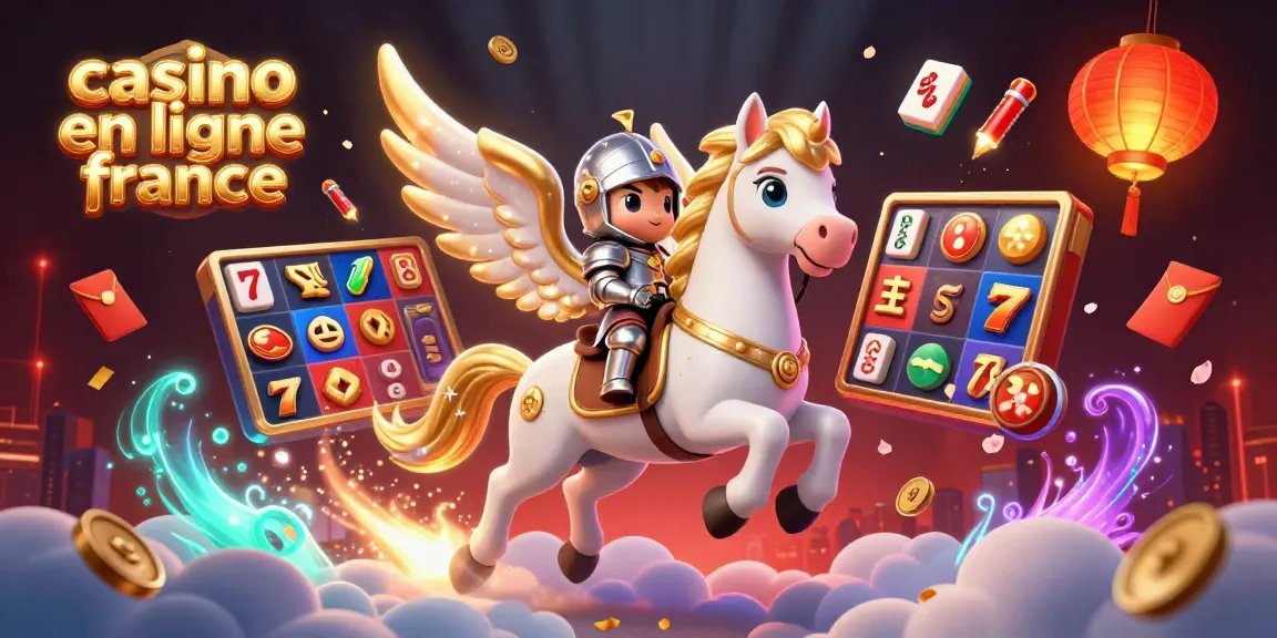 Casino en ligne France : Illuminez votre jeu avec ce cheval céleste et des symboles de chance.