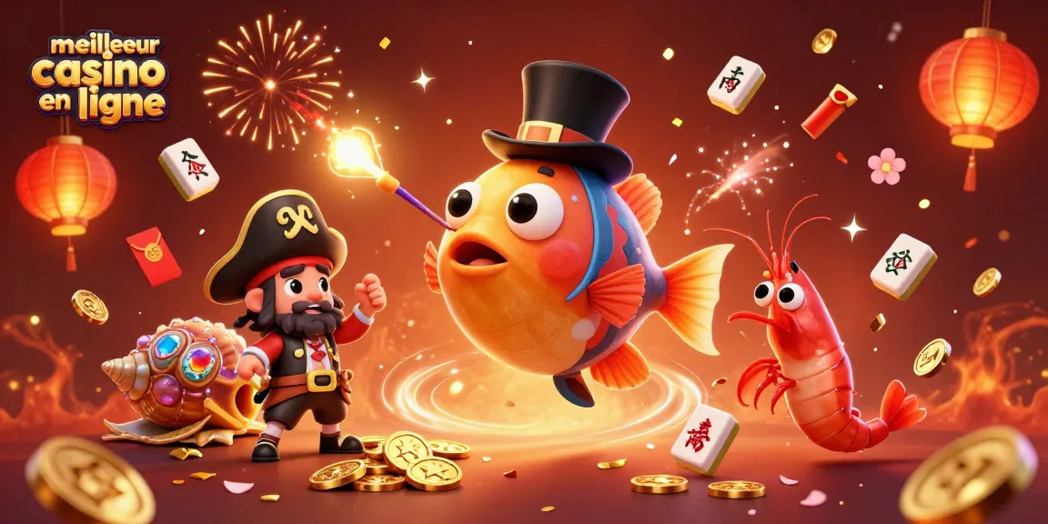 Attirez les jackpots avec le meilleur casino en ligne grâce à cette scène festive et colorée.