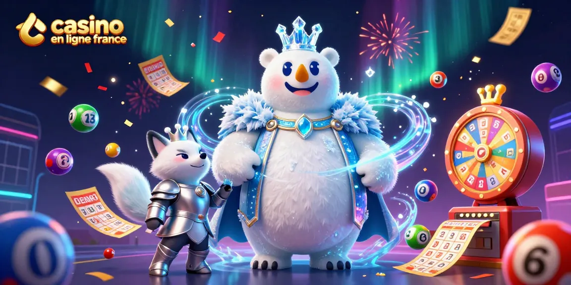 Rejoignez le roi des glaces et le renard argenté dans des jeux au casino en ligne France avec une ambiance festive.