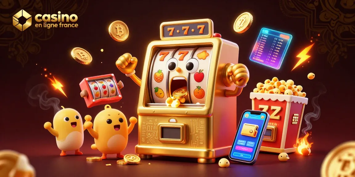 Gagnez avec le casino en ligne France en joyeuses machines à sous pleines de surprises.