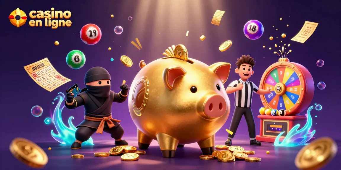 Accumulez des gains extraordinaires avec casino en ligne, un sumo et un ninja en compétition.