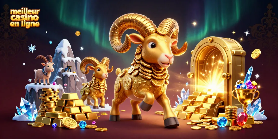 Découvrez le meilleur casino en ligne avec une scène animée de jeux d'argent et de richesses scintillantes.